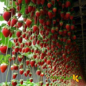Клубника ампельная Анастасия купить по цене от 370р. в интернет-магазине «Посадика» с доставкой почтой в в Нарткалае и по всей России – [изображение №1].
