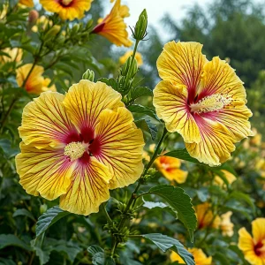 Гибискус Свит Соната купить по цене от 249р. в интернет-магазине «Посадика» с доставкой почтой в в Нарткалае и по всей России – [изображение №1].